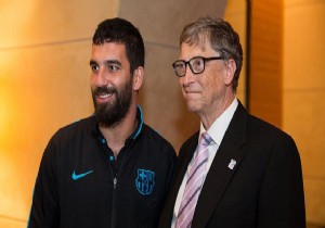 Arda Turan Bill Gates ile buluştu!