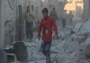 Rus uçakları Halep te ölüm kustu!