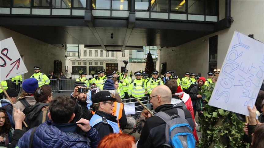 Çevreciler BBC yi protesto etti