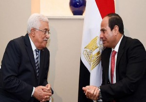 Mahmud Abbas, Sisi ile görüştü!