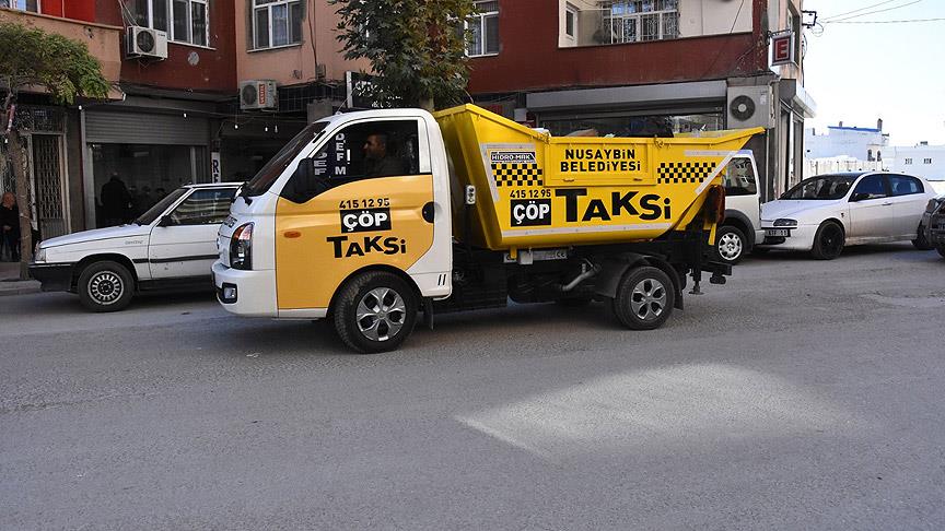 Nusaybin de  çöp taksi  uygulaması