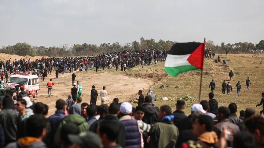  Gazze sınırındaki gösteriler devam edecek