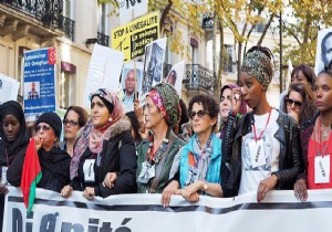 Paris te  ırkçılık  yürüyüşü!