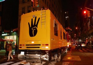 New York ta  otobüslü  protesto!