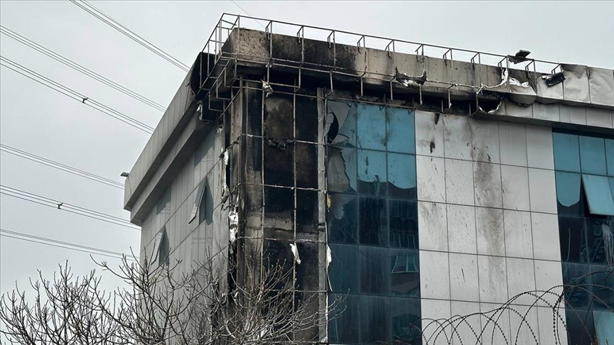 Başakşehir de sanayi sitesinde yangın