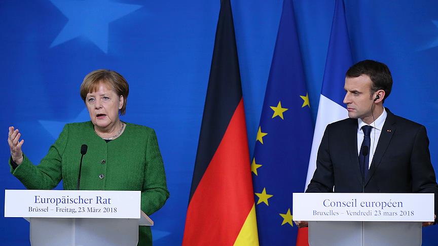 Merkel ve Macron dan AB için ortak girişim
