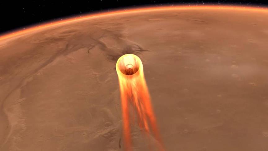 NASA Mars kaşifini indirmeye hazırlanıyor