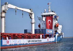 Gazze ye 11 bin ton insani yardım