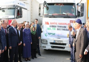 Türkmenlere insani yardım malzemesi!