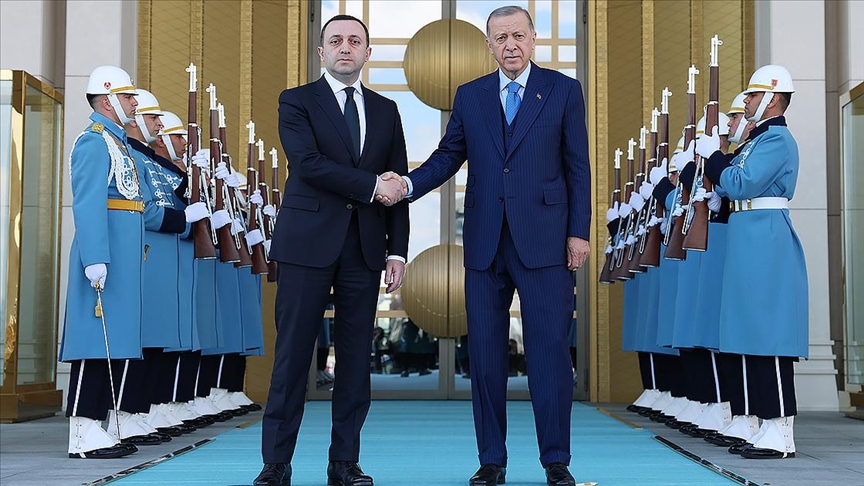 Erdoğan, Gürcistan lideri ile görüştü