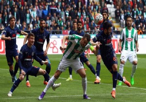 Konya daki karşılaşma berabere bitti!