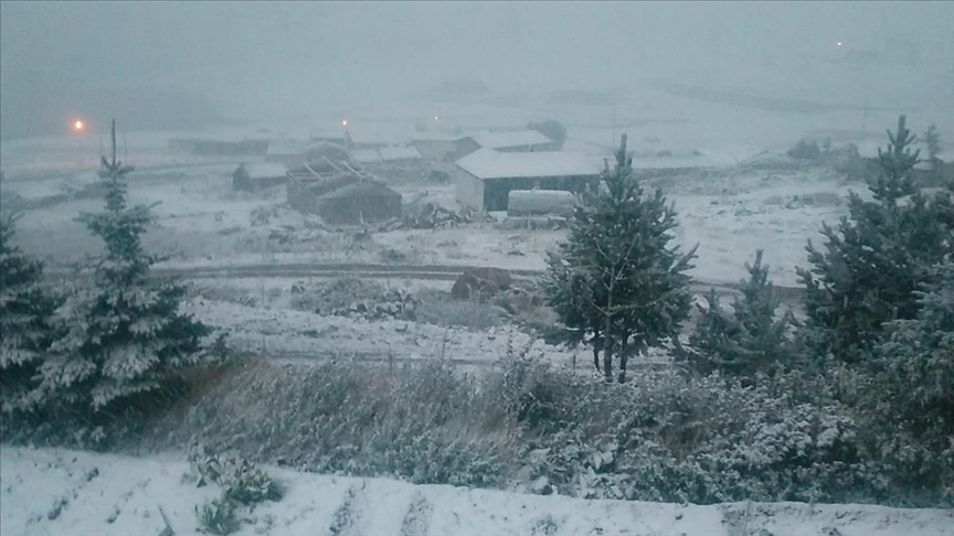 Artvin de kar 13 köy yolunu kapattı