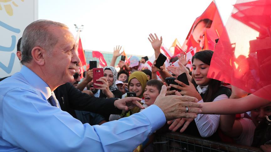 Cumhurbaşkanı Erdoğan, KKTC de