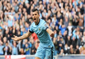 Arjantinli Agüero resmen şov yaptı!