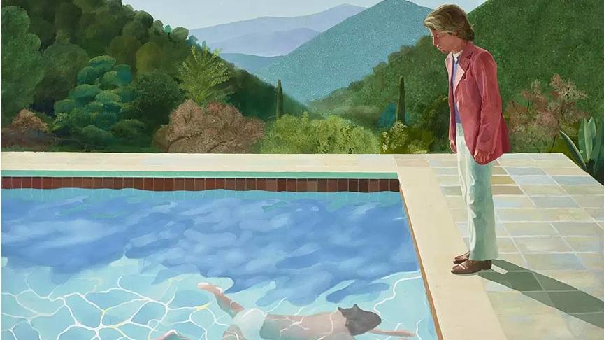 Hockney tablosu rekor fiyata satıldı