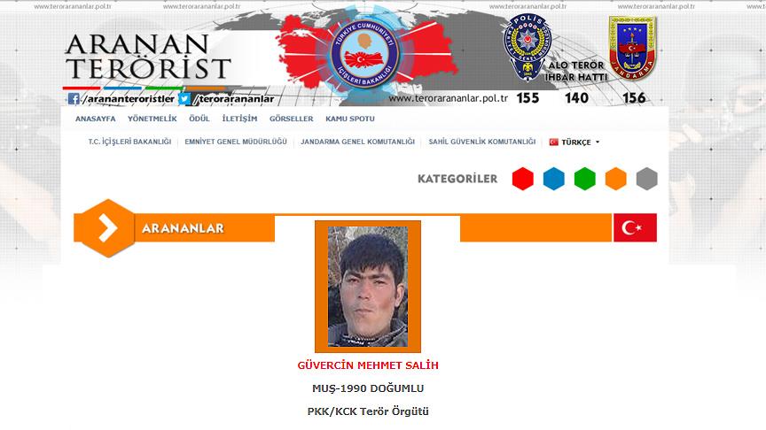 Turuncu kategorideki PKK lı öldürüldü