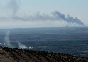 Rus uçakları cephe hattını hedef aldı!