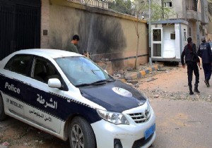 Libya da Sırp elçiliğinde şok olay!