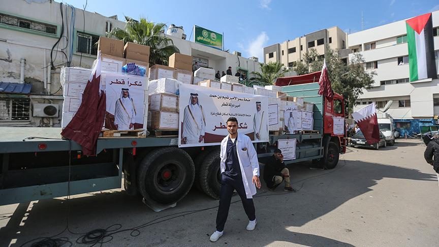 Katar dan Gazze ye 9 milyon dolarlık yardım