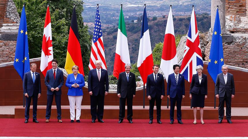 G7 liderleri Kanada da toplanıyor