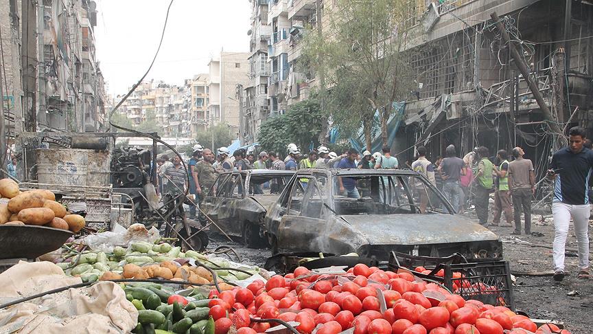 Halep te hava saldırısı!
