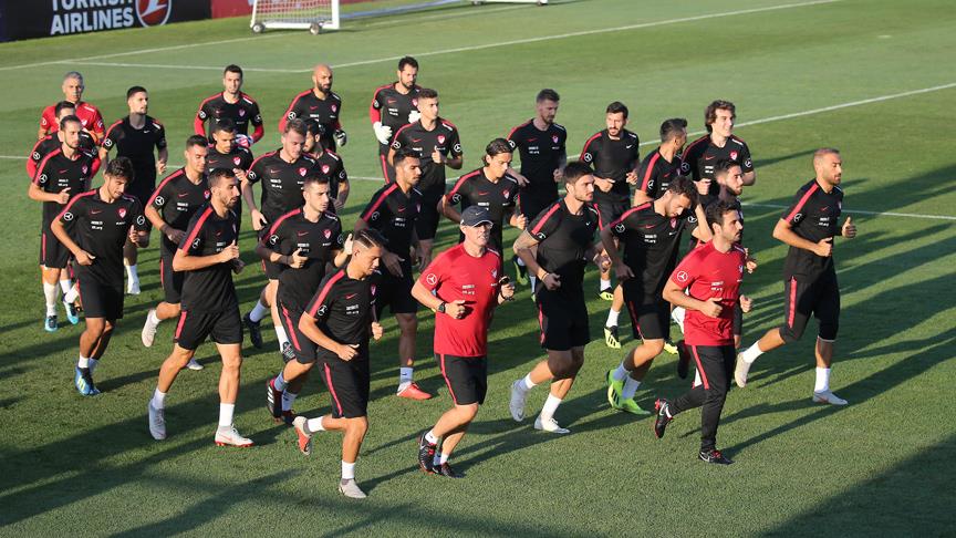 A Milli Futbol Takımı hazırlıklarını sürdürdü