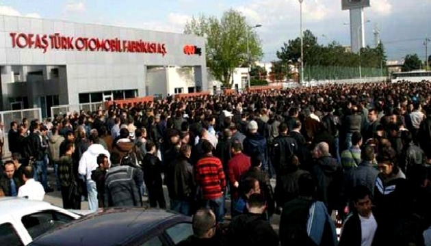 TOFAŞ işçileri de eyleme başladı!