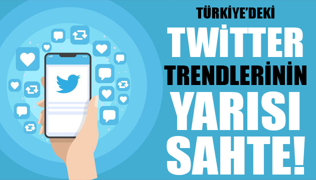 Türkiye deki Twitter trendlerinin yarısı sahte!