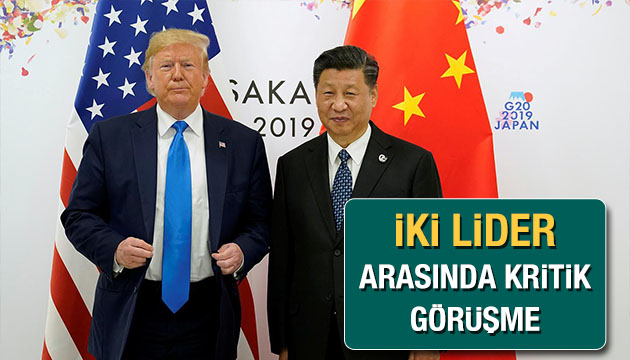 Trump Çin Devlet Başkanıyla görüştü
