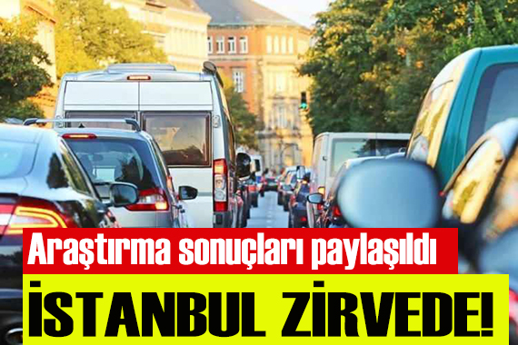 Araştırma: Dünyanın en sıkışık trafiği İstanbul’da