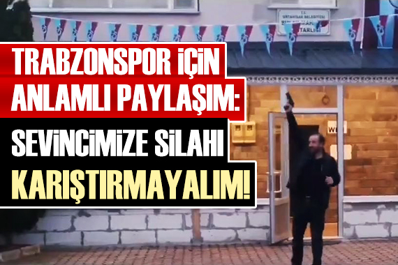 Trabzon da  Mermi Atma Balon At  kampanyası!