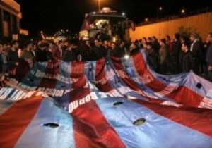 Trabzonspor a coşkulu karşılama!