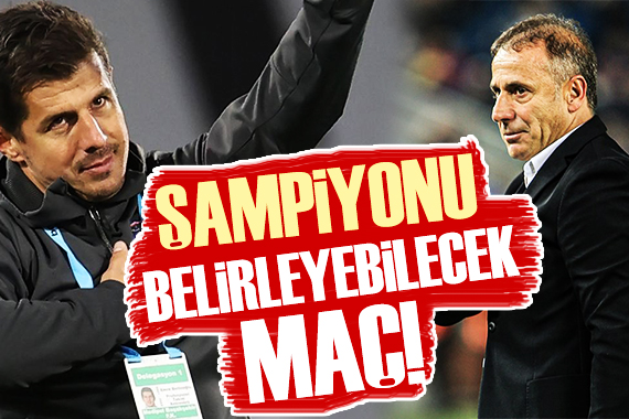 Şampiyonluğu belirleyebilecek maç!