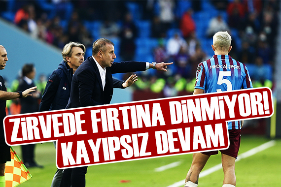 Trabzonspor yoluna kayıpsız devam ediyor!