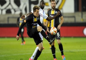 Trabzonspor Belçika da Lokeren ile 1-1 berabere kaldı!