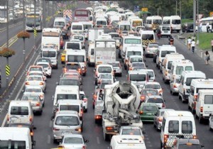 Trafiğe kayıtlı araç sayısında yüzde 10,5 lik artış!