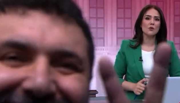TRT Haber'de şoke eden olay: Bir anda kadraja girdi
