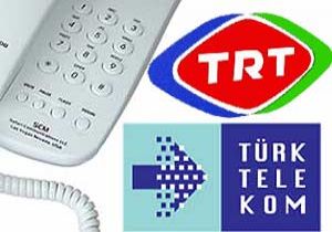 TRT nin Masrafları Telekom dan