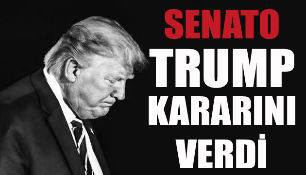 ABD Senatosu Trump ile ilgili kararını verdi