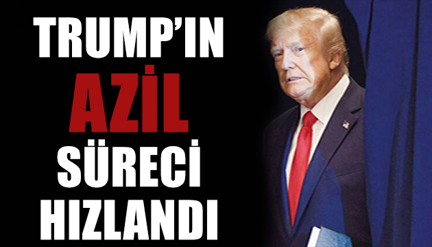 Trump a yönelik azil maddesi Senato ya resmen iletildi