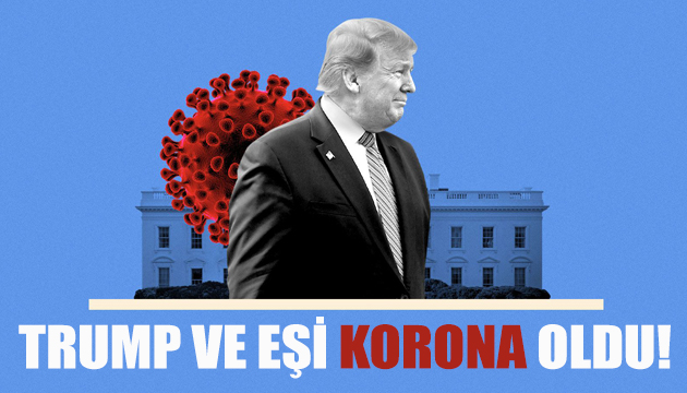 ABD Başkanı Trump ve eşi korona oldu!