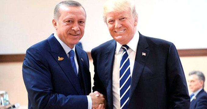 Erdoğan ve Trump yemekte buluştu