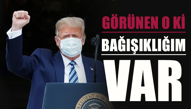 Trump koronayı atlattığını duyurdu