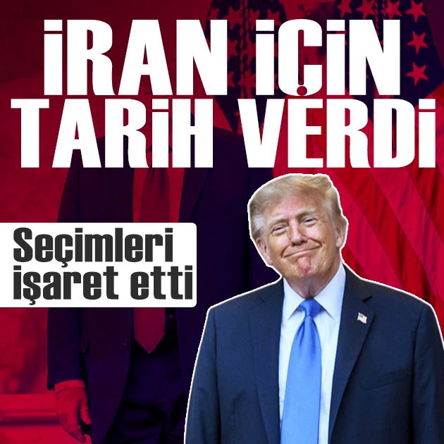 Trump İran için tarih verdi
