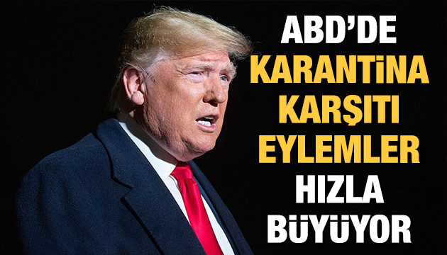 Trump isyana destek verdi!