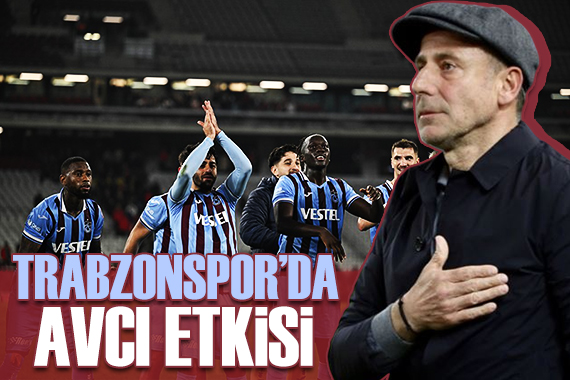 Trabzonspor da Abdullah Avcı farkı