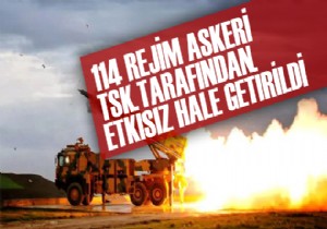 TSK 114 rejim askerini etkisiz hale getirdi!