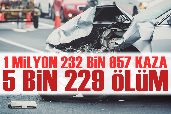 TÜİK, trafik kazası istatistiklerini açıkladı