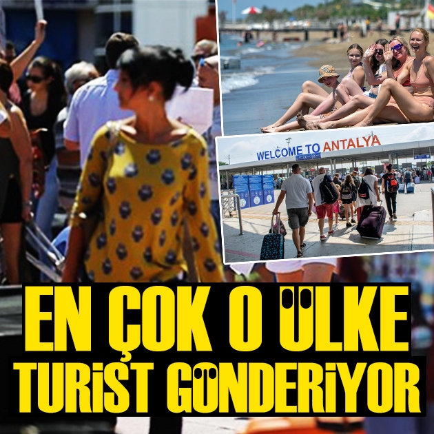 Türkiye'ye en çok turist gönderen ülkeler belli oldu