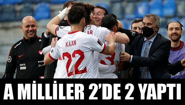 A Milliler 2 de 2 yaptı